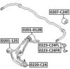 NISSA 545005U311 Control Arm-/Trailing Arm Bush